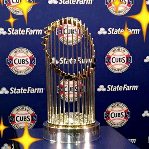 every cubs world series trophy